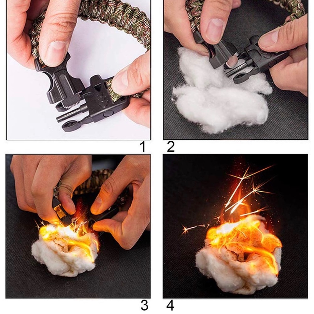 Survival bracelets .